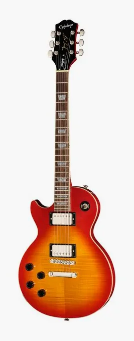 Epiphone Les Paul Tribute Plus HCS LH visto di fronte