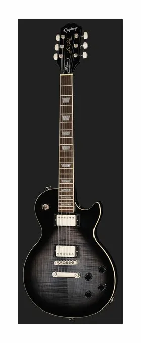 Epiphone Les Paul Tribute Plus EB, curve del body viste dall'alto