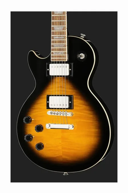 Epiphone Les Paul Tribute Plus VS LH, selettore pickup e jack di uscita
