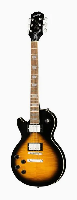 Epiphone Les Paul Tribute Plus VS LH fotografato frontalmente