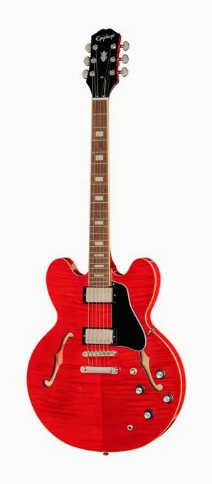 Epiphone Marty Schwartz ES-335 SC fotografato frontalmente