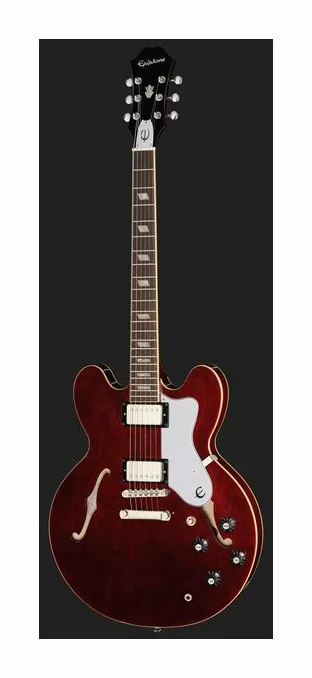 Epiphone Noel Gallagher Riviera, curve del body viste dall'alto