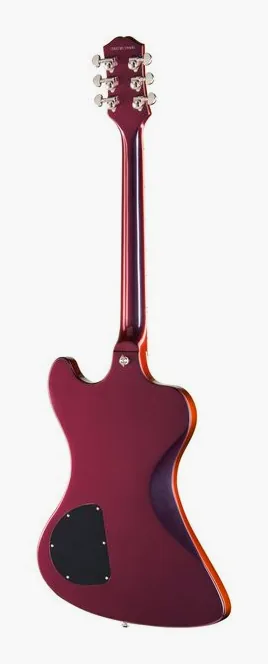 Epiphone RD Custom Futura M Ember Shift, curve del body viste dall'alto