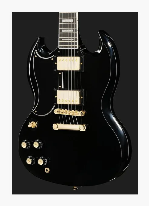 Epiphone SG Custom EB LH, manico e tastiera visti di lato