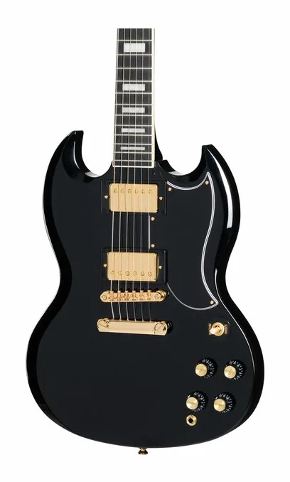 Epiphone SG Custom EB, corpo e verniciatura in primo piano