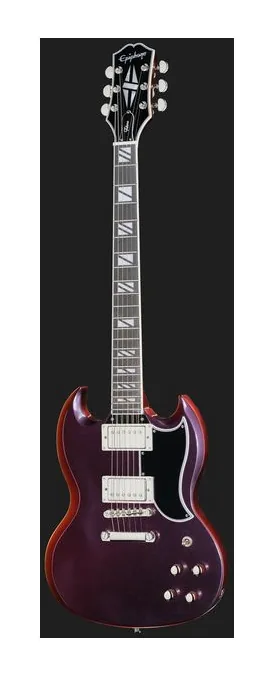 Epiphone SG Custom Futura M Ember Shift, manico e tastiera visti di lato