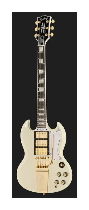 Epiphone SG 1963 Custom Maestro CW VOS, curve del body viste dall'alto