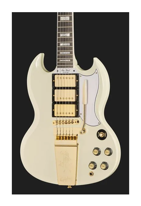 Epiphone SG 1963 Custom Maestro CW VOS, selettore pickup e jack di uscita