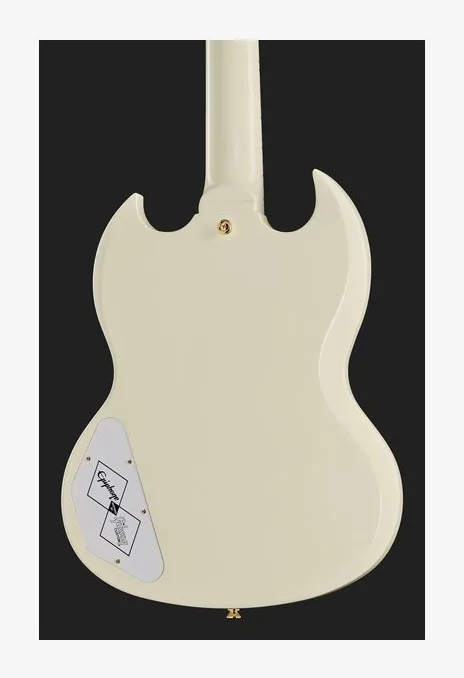 Epiphone SG 1963 Custom Maestro CW VOS, curve del body viste dall'alto