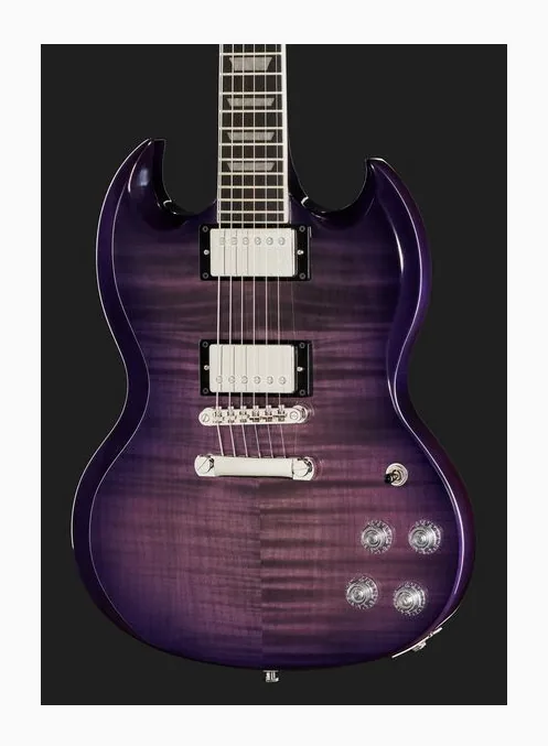 Epiphone SG Modern Figured Purple Burst, ponte e meccaniche di intonazione