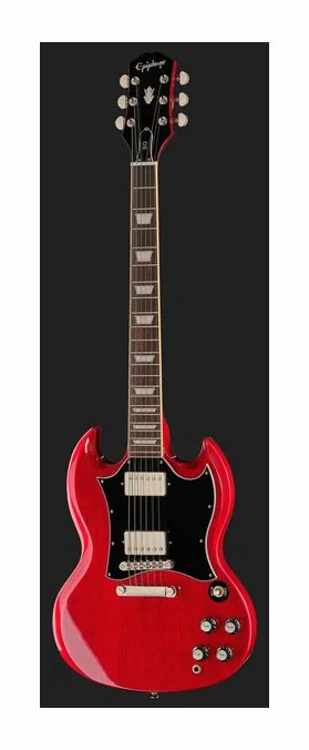Epiphone SG Standard Cherry IBG, manico e tastiera visti di lato