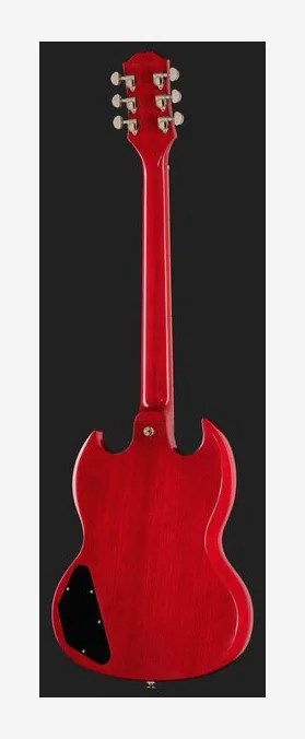 Epiphone SG Standard Cherry IBG, corpo e verniciatura in primo piano