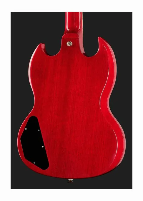Epiphone SG Standard Cherry IBG, curve del body viste dall'alto