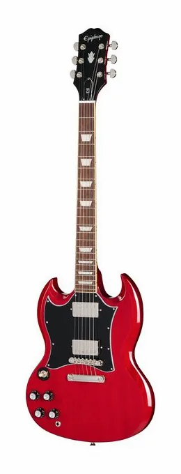 Epiphone SG Standard Cherry IBG LH fotografato frontalmente