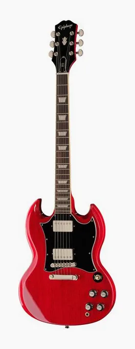 Epiphone SG Standard Cherry IBG fotografato frontalmente