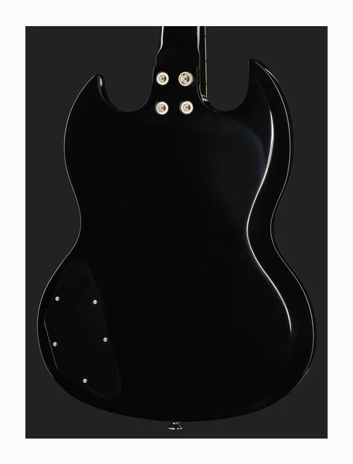 Epiphone SG Tribute Plus EB, curve del body viste dall'alto