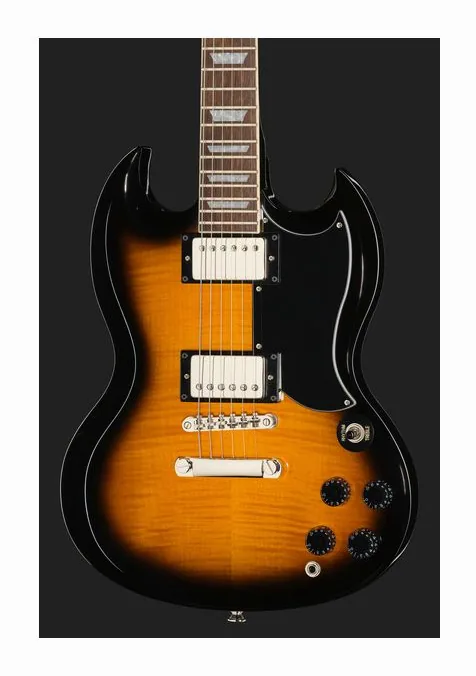 Epiphone SG Tribute Plus VS, capotasto e prime posizioni della tastiera