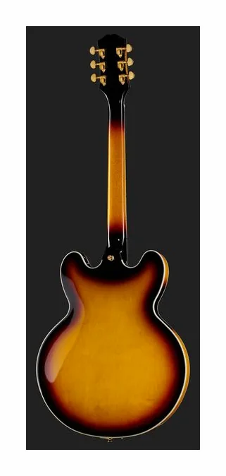 Epiphone Sheraton Vintage Sunburst, capotasto e prime posizioni della tastiera