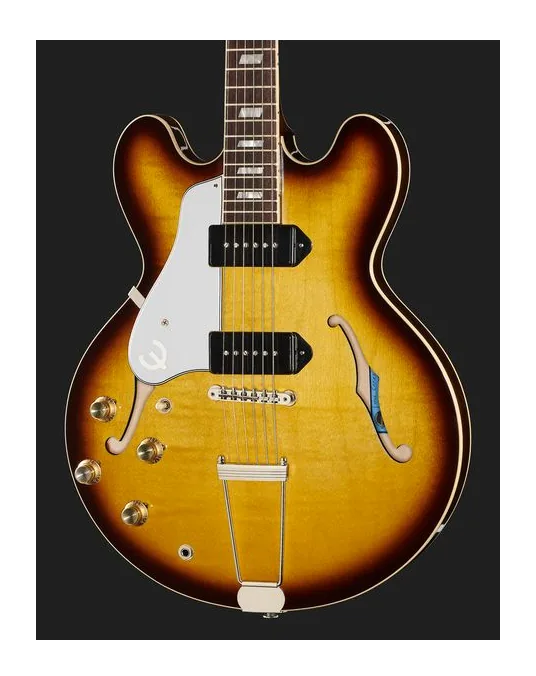 Epiphone USA Casino Vintage Sunburst LH, ponte e meccaniche di intonazione