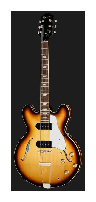 Epiphone USA Casino Vintage Sunburst, profilo laterale del corpo
