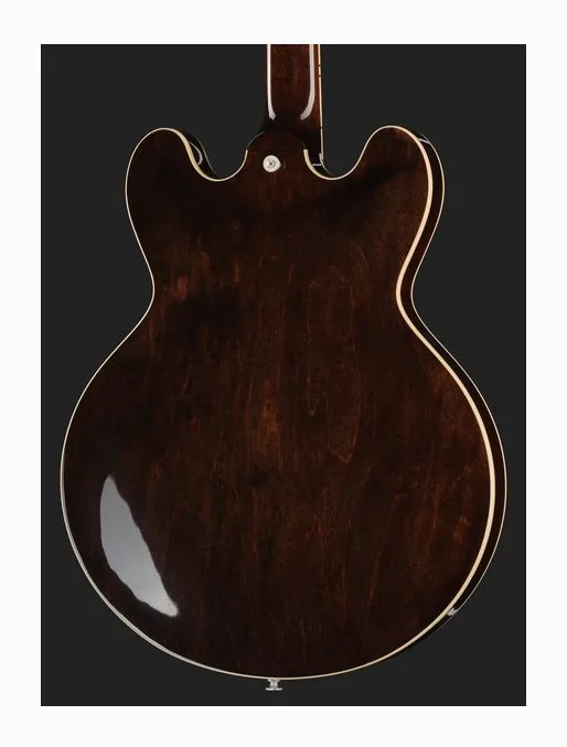 Epiphone USA Casino Vintage Sunburst, corpo e verniciatura in primo piano