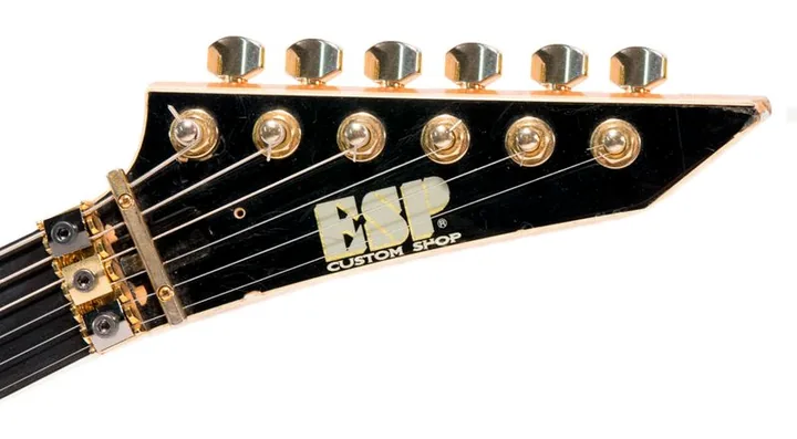 ESP Alexi Arrow Head Legacy, vista posteriore del corpo