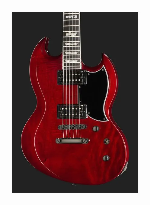 ESP E-II M-I Thru NT DCARS, selettore pickup e jack di uscita