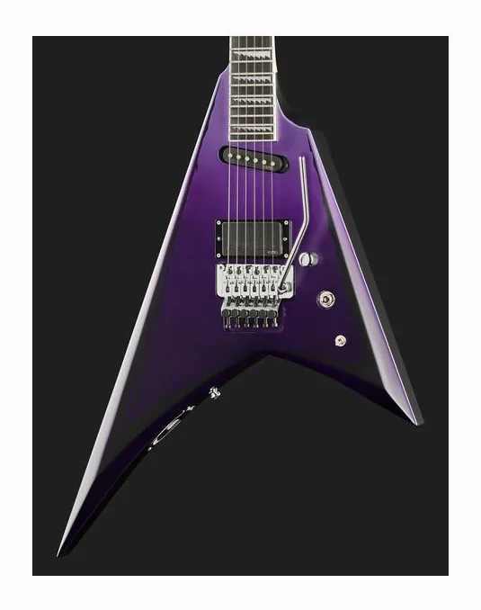 ESP E-II Alexi Ripped Sawtooth, paletta con meccaniche e logo
