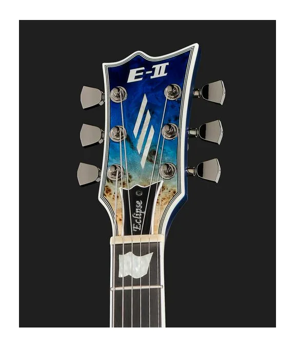 ESP E-II Eclipse BM Blue Nat Fade, profilo laterale del corpo