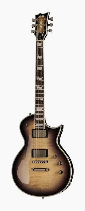 ESP E-II Eclipse FM BLK NAT B fotografato frontalmente