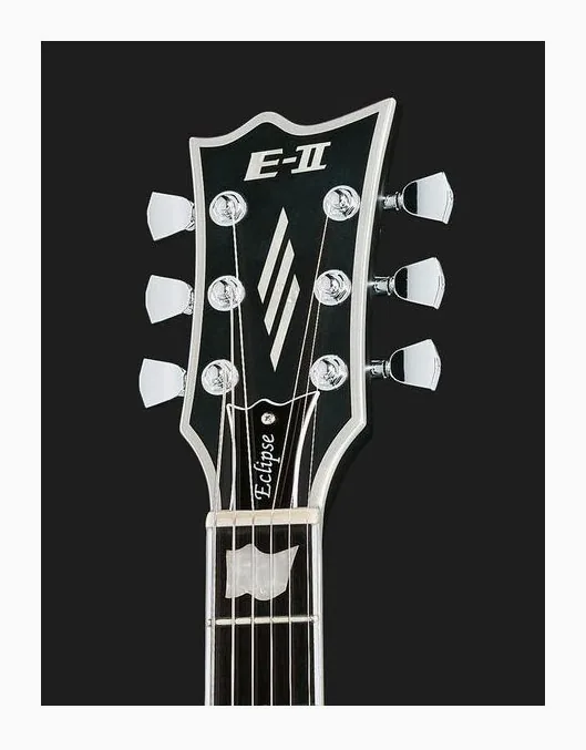 ESP E-II Eclipse BB BLKS, manico e tastiera visti di lato