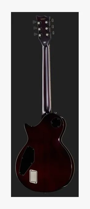 ESP E-II Eclipse FT FM TSB, manico e tastiera visti di lato