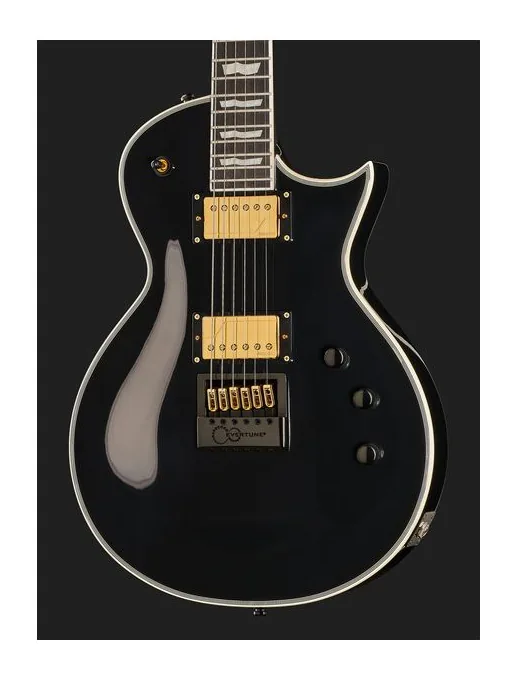ESP E-II Eclipse Full Thickn ET BK, vista posteriore del corpo