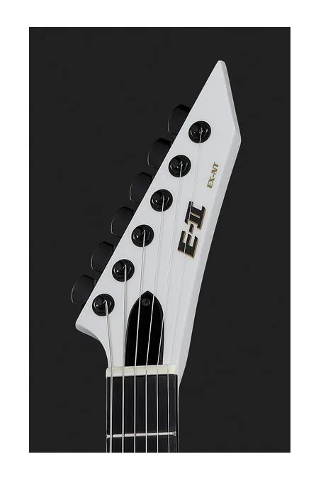 ESP E-II EX NT SW, manico e tastiera visti di lato