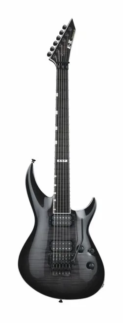 ESP E-II Horizon 3 FM FR STBLKSB inquadrato di fronte su sfondo neutro