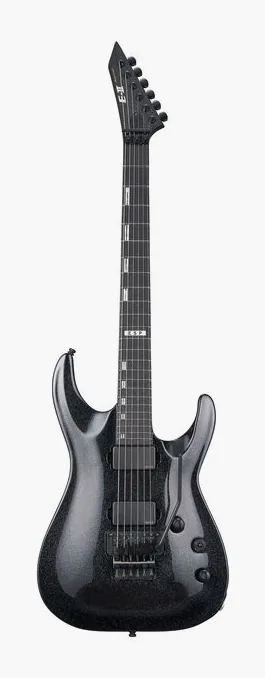 ESP E-II Horizon FR GunMetallic BK in primo piano frontale