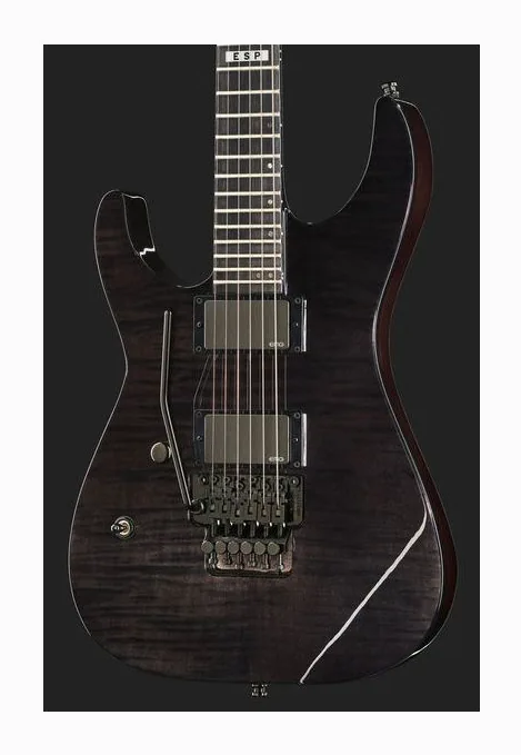 ESP E-II M-II LH STBLK, vista posteriore del corpo
