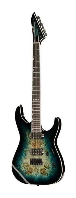 ESP E-II M-II HT Mercury Blue Bst visto di fronte