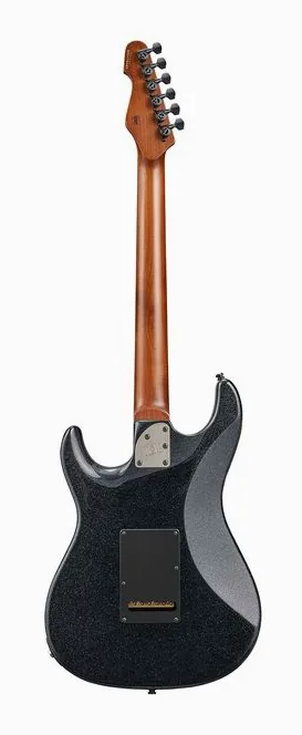 ESP E-II SN-III Flicker GunMet BK, paletta con meccaniche e logo