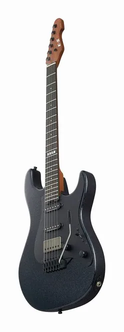 ESP E-II SN-III Flicker GunMet BK, pickup e manopole dei controlli