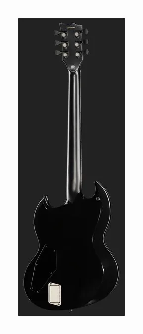 ESP E-II Viper Black, paletta con meccaniche e logo