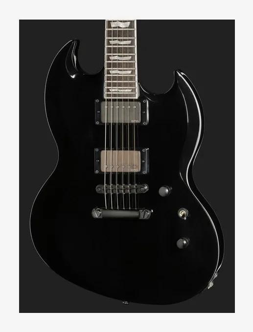 ESP E-II Viper Black, selettore pickup e jack di uscita