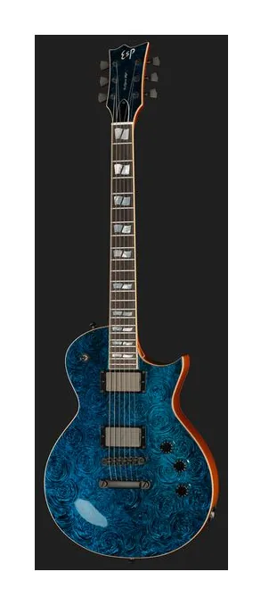 ESP Eclipse BH Teal Marble FL, curve del body viste dall'alto