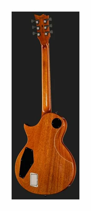 ESP Eclipse QM Dark Blue Sunburst, selettore pickup e jack di uscita