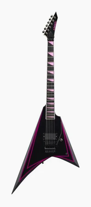 ESP Edwards E-AL-166 PINK SAWTOOTH in primo piano frontale