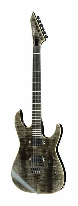 ESP Edwards E-MII-CTM Smokey Black fotografato frontalmente