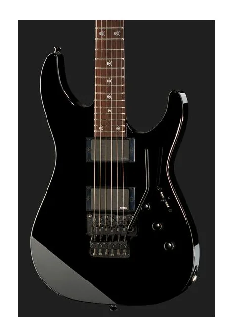 ESP KH-2 Neck Thru CTM, curve del body viste dall'alto