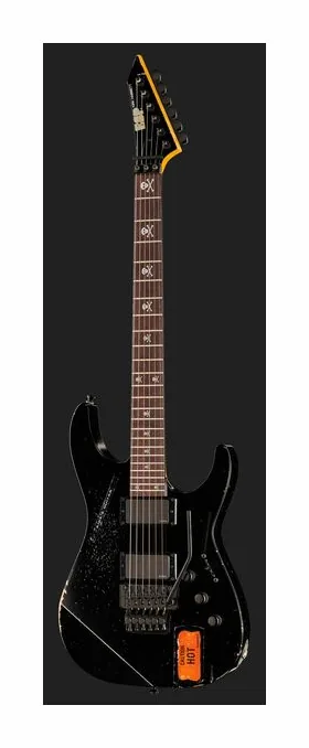 ESP KH-2 Vintage Distressed Black, selettore pickup e jack di uscita