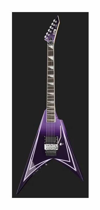 ESP LTD Alexi Hexed Sawtooth, capotasto e prime posizioni della tastiera