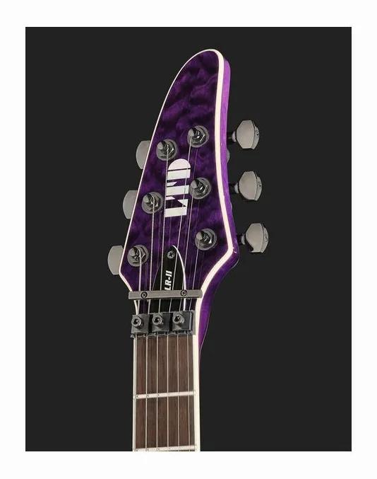 ESP LTD ALR-II QM STP Andy Laroque, manico e tastiera visti di lato